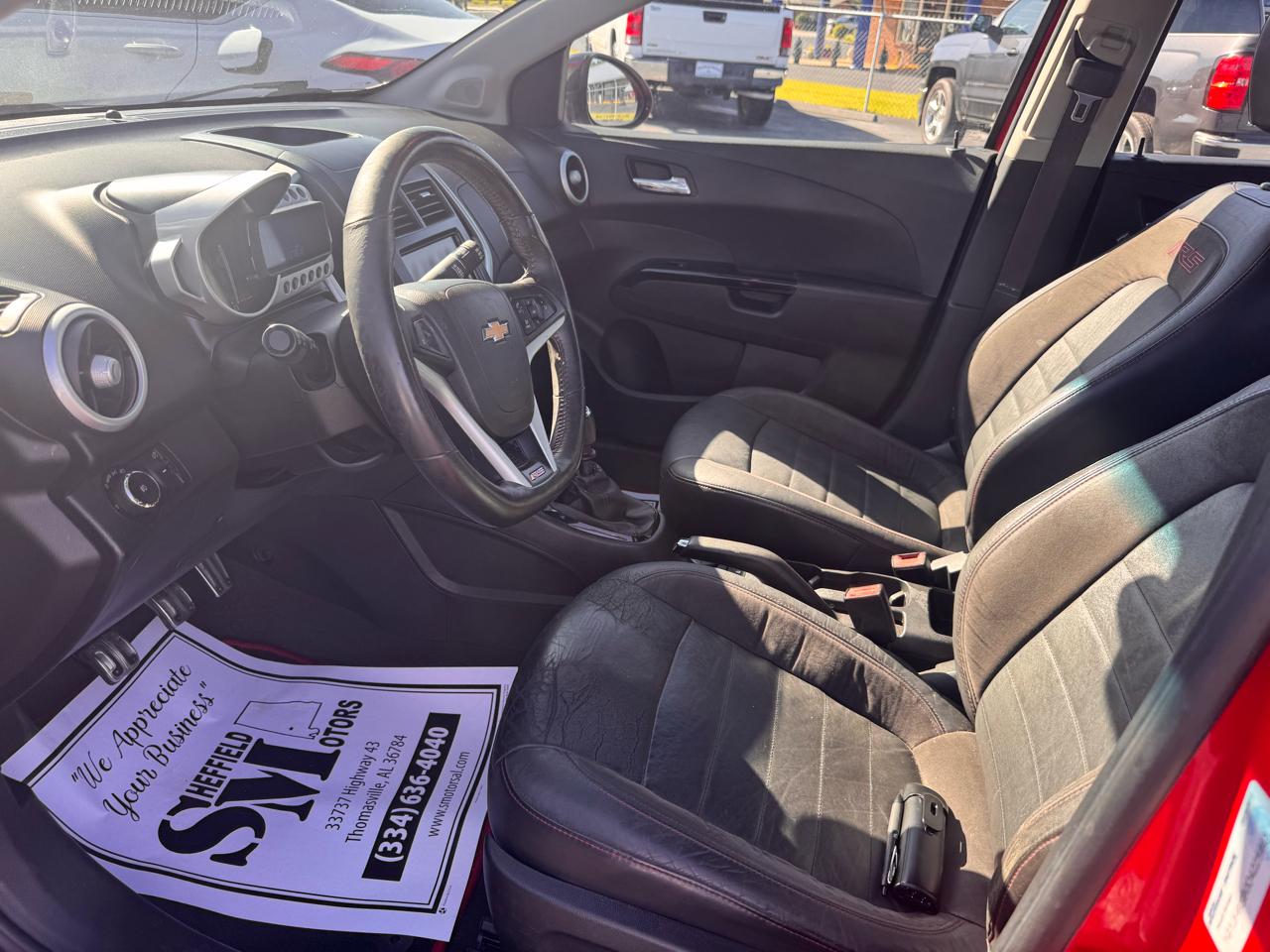 Chevrolet Sonic 5dr HB Manual RS 2013