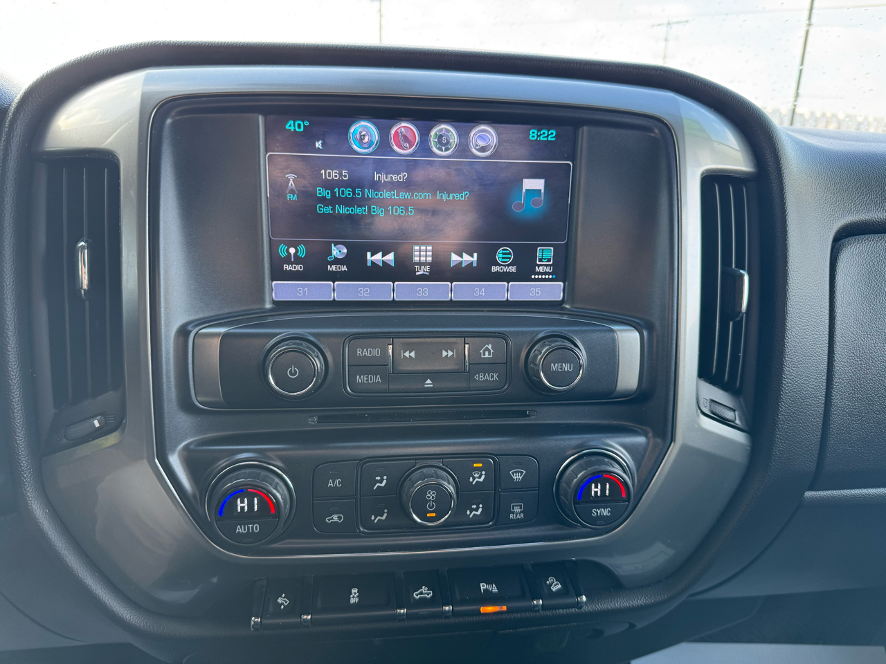 Chevrolet Silverado 1500 4WD Double Cab 143.5" LT w/2LT 2016