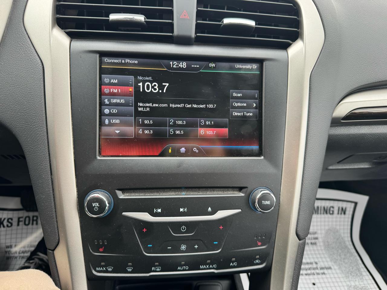 Ford Fusion 4dr Sdn SE FWD 2015