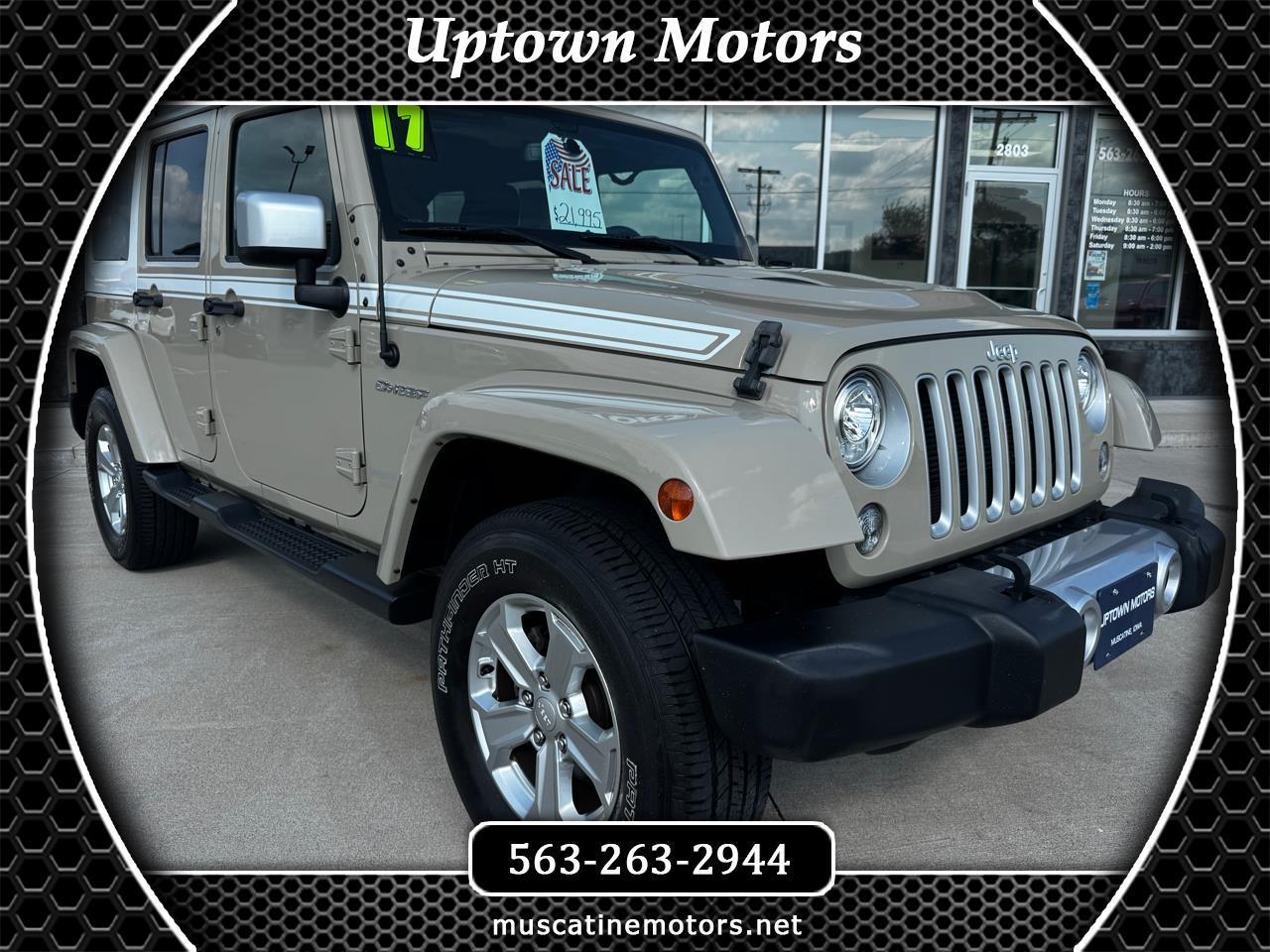 2017 Jeep Wrangler Unlimited Chief Edition 4x4 *Ltd Avail*