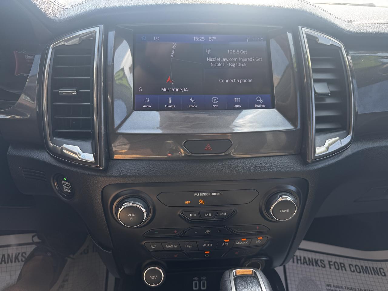Ford Ranger LARIAT 4WD SuperCrew 5' Box 2020