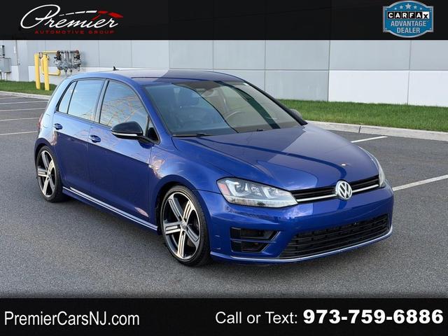 BLU 2016 Volkswagen Golf R 4-Door AWD Hatchback All-Wheel Drive Manual