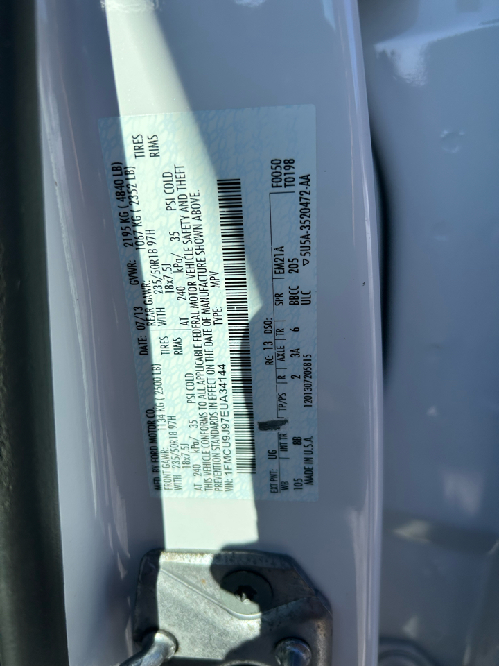 Ford Escape 4WD 4dr Titanium 2014