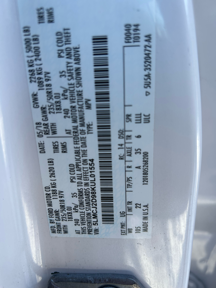 Lincoln MKC Select AWD 2019