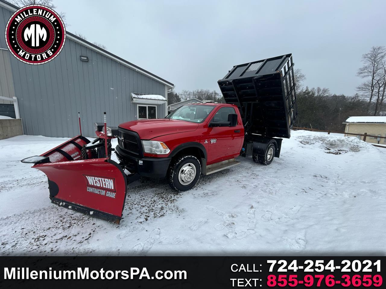 2012 RAM 3500 4WD Reg Cab 143" WB 60" CA ST
