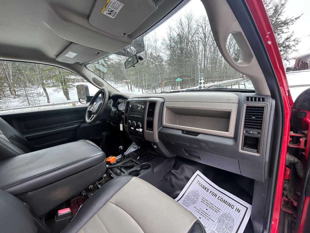 RAM 3500 4WD Reg Cab 143" WB 60" CA ST 2012