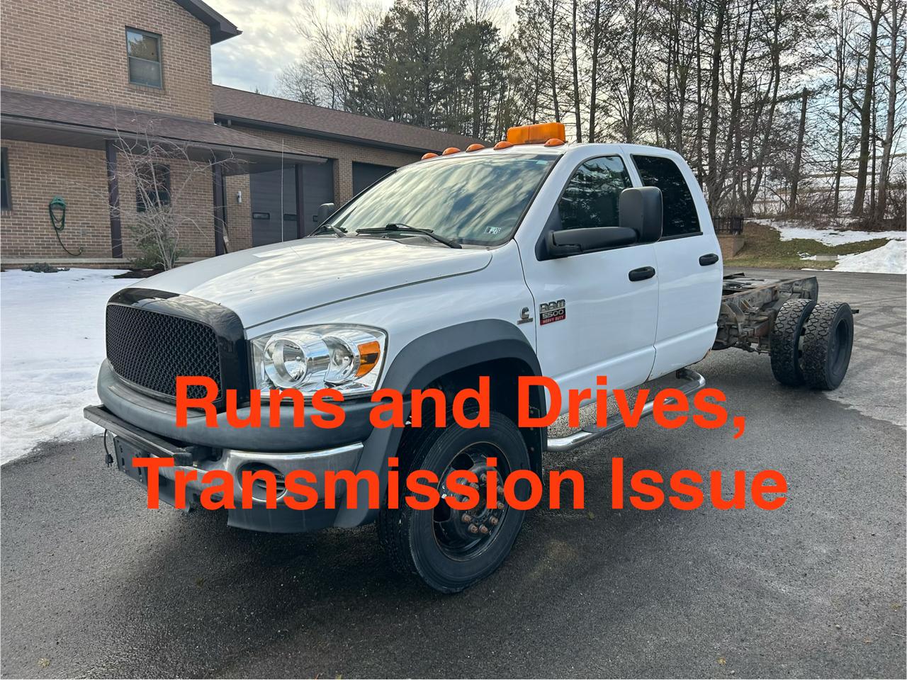 Dodge Ram 5500 4WD Quad Cab 188.5" WB 84" CA 2008