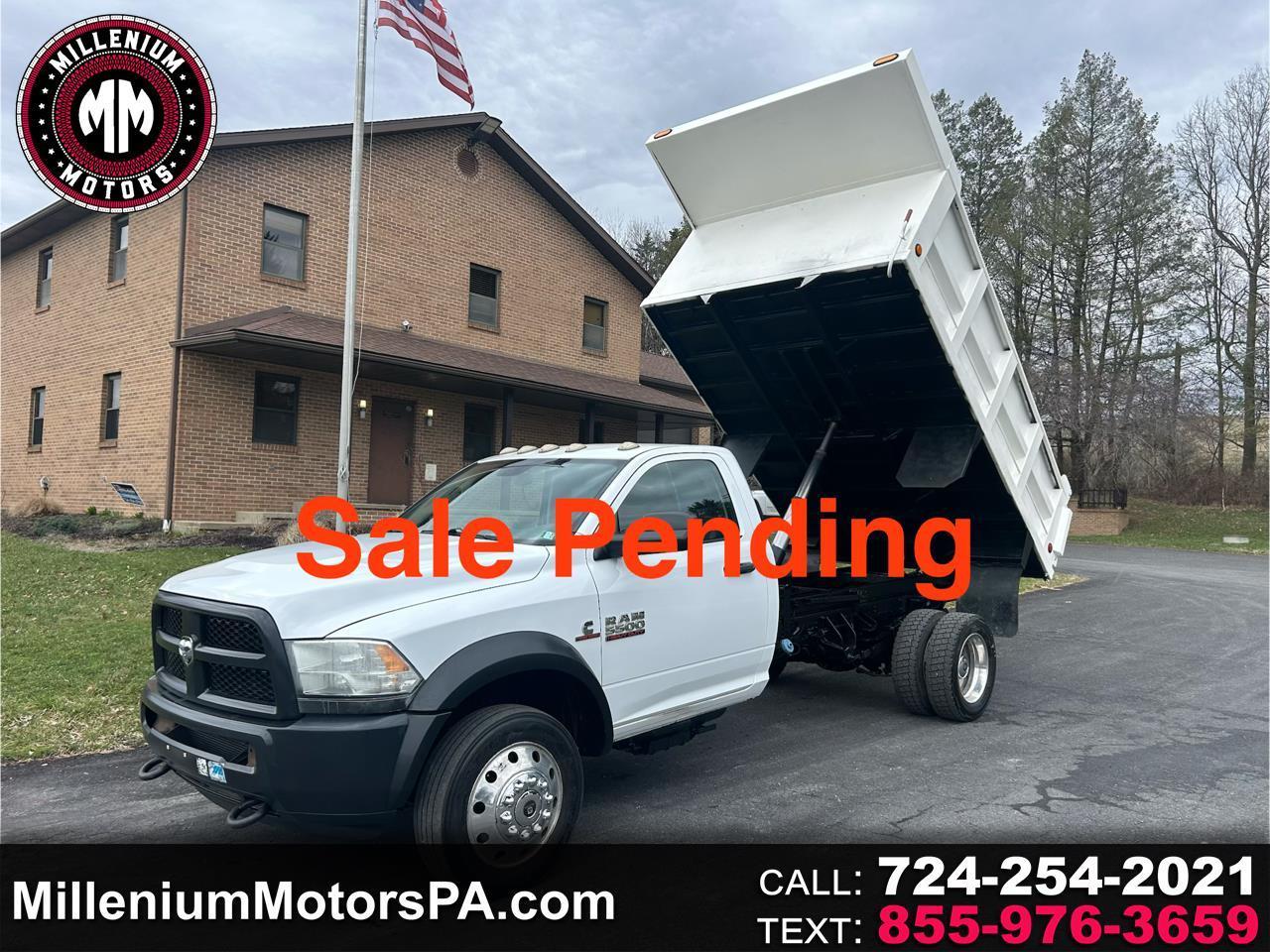 2014 RAM 5500 4WD Reg Cab 168" WB 84" CA Tradesman