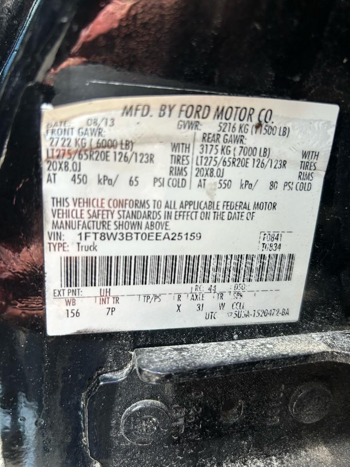 Ford Super Duty F-350 SRW 4WD Crew Cab 156" Platinum 2014