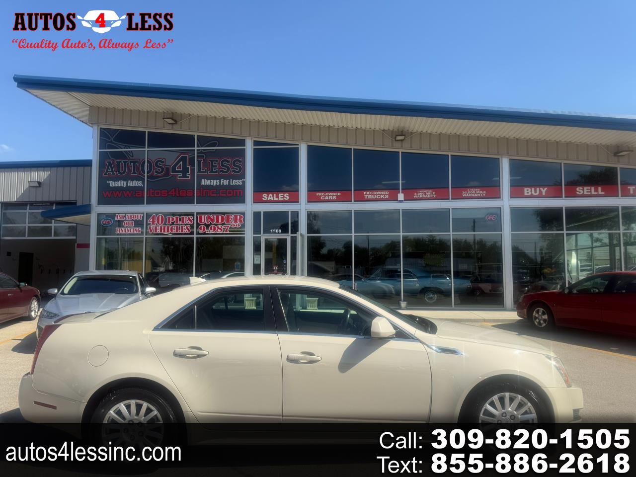 2011 Cadillac CTS Sedan 4dr Sdn 3.0L Luxury RWD