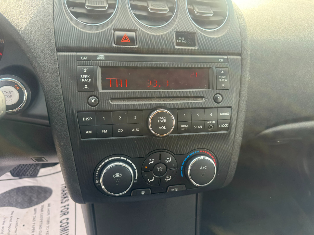 Nissan Altima 4dr Sdn I4 CVT 2.5 S 2012 Nissan Altima 4dr Sdn I4 CVT 2.5 S 2012