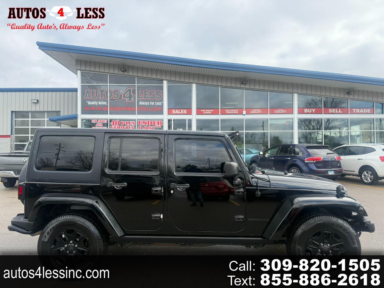 2016 Jeep Wrangler Unlimited 4WD 4dr Backcountry *Ltd Avail*