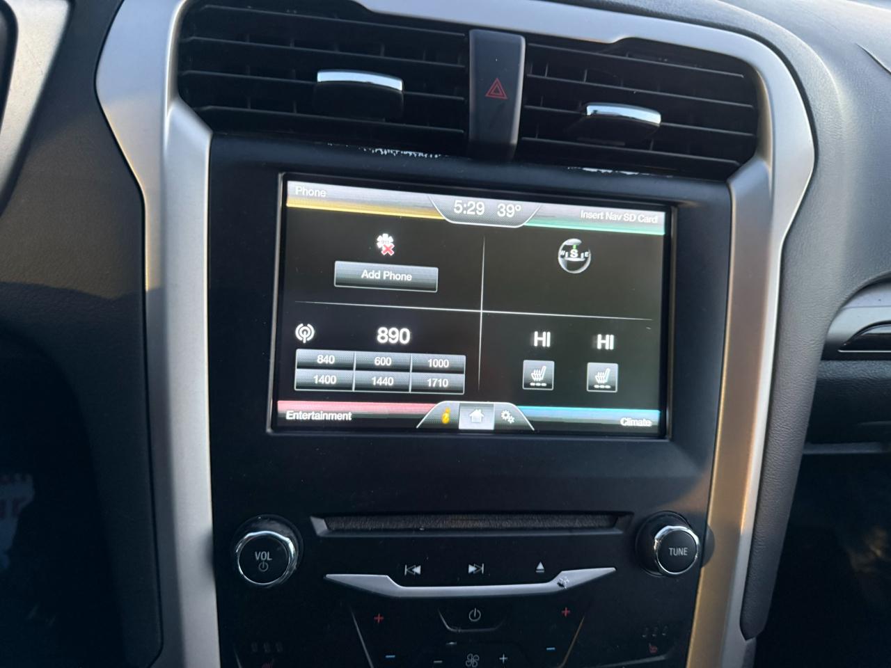 Ford Fusion 4dr Sdn SE FWD 2015