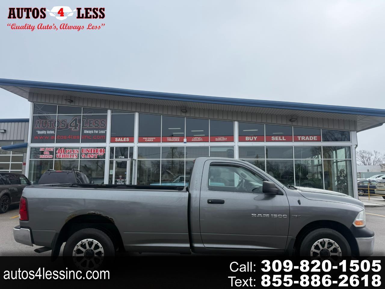 RAM 1500 2WD Reg Cab 140.5" Tradesman 2011