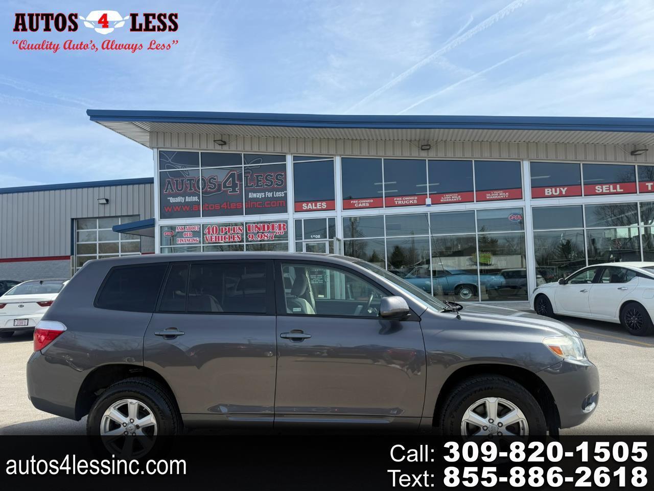 Toyota Highlander 4WD 4dr Base (Natl) 2008