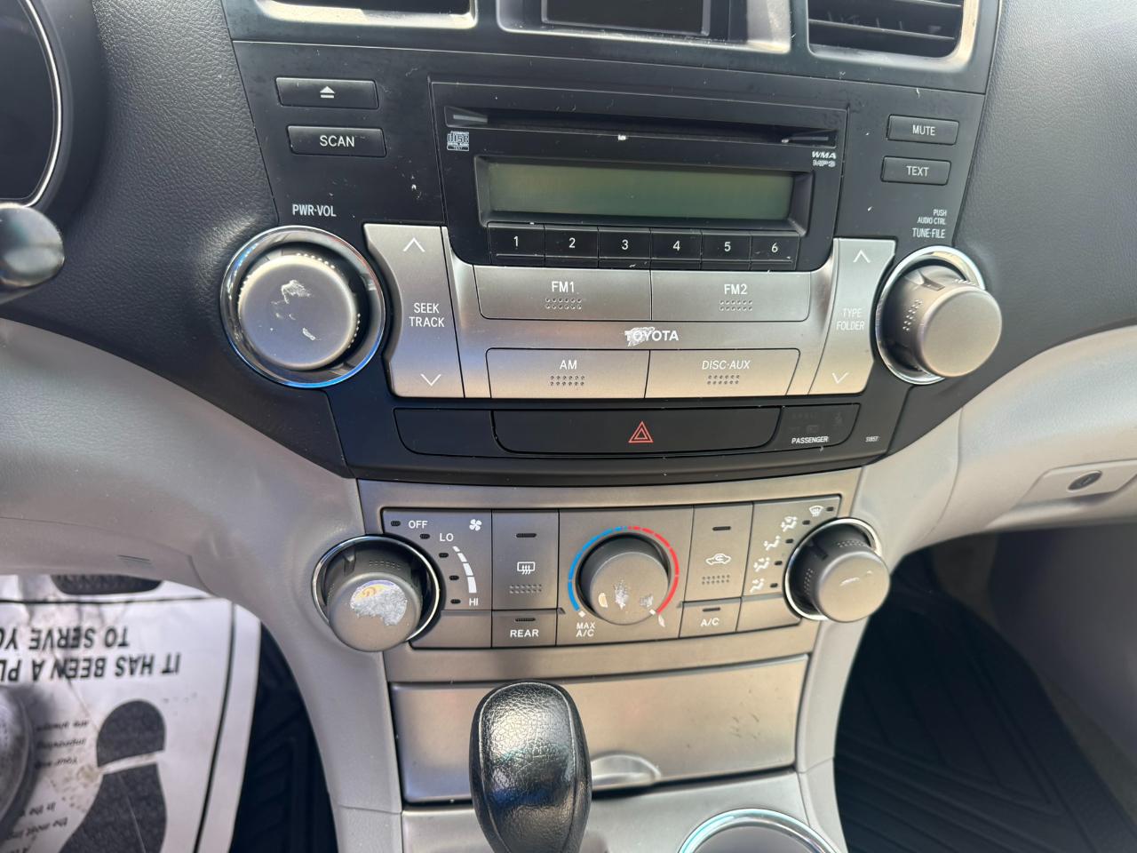 Toyota Highlander 4WD 4dr Base (Natl) 2008