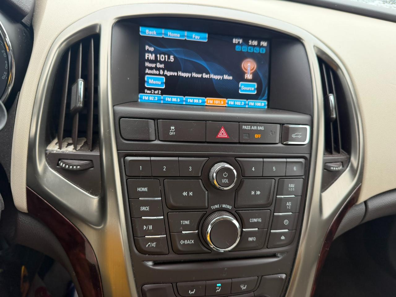 Buick Verano 4dr Sdn Convenience Group 2012