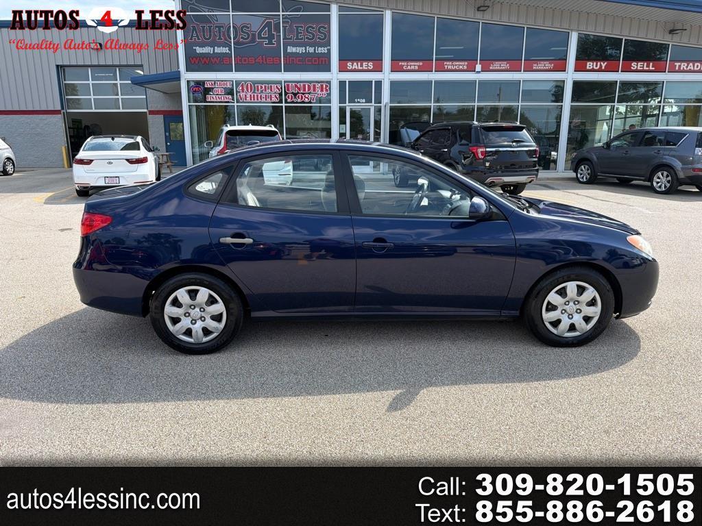 Blue 2008 Hyundai Elantra Sedan Front-Wheel Drive Automatic