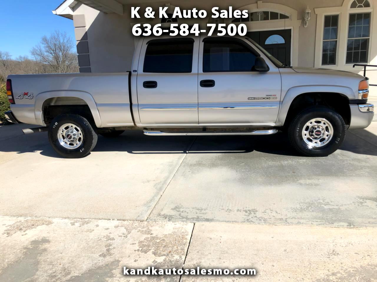 Used 2004 GMC Sierra 2500HD Work Truck Crew Cab Short Bed 4WD for Sale
