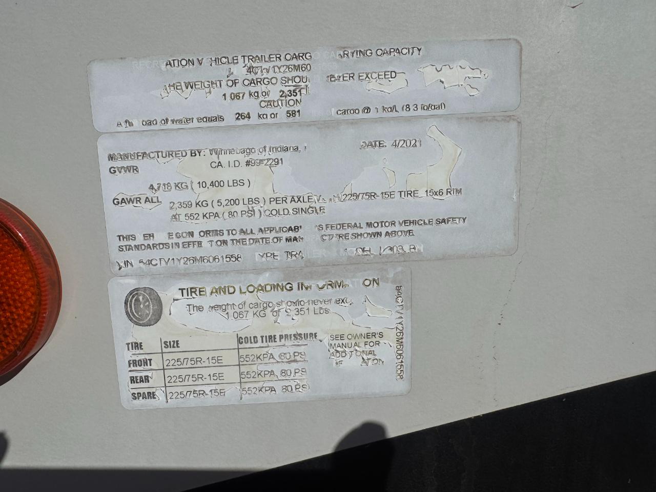 Winnebago Voyage  2021