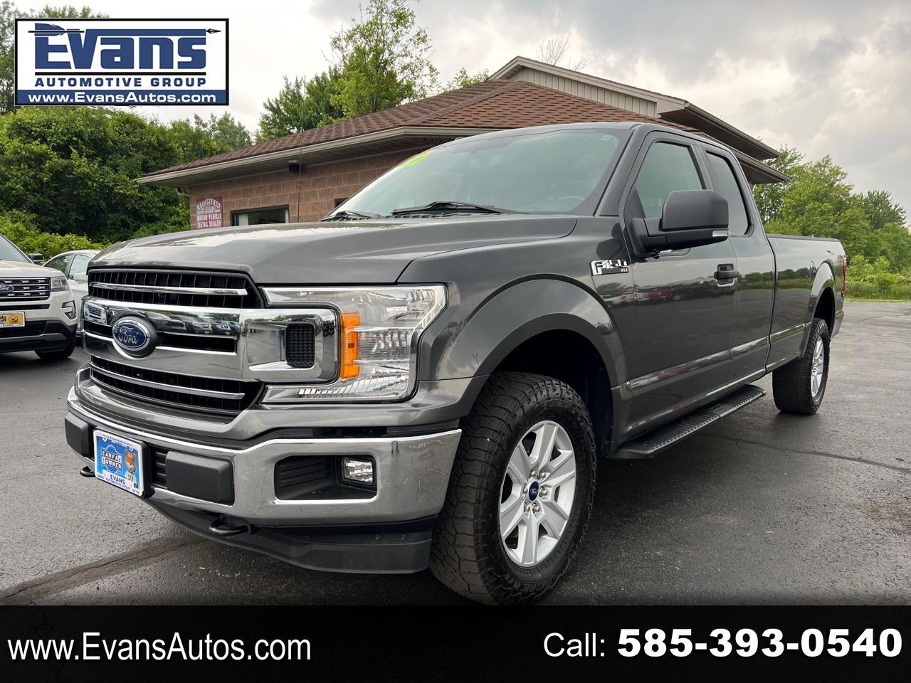 Used 2018 Ford F150 XLT SuperCab 8ft. Bed 4WD for Sale in Canandaigua