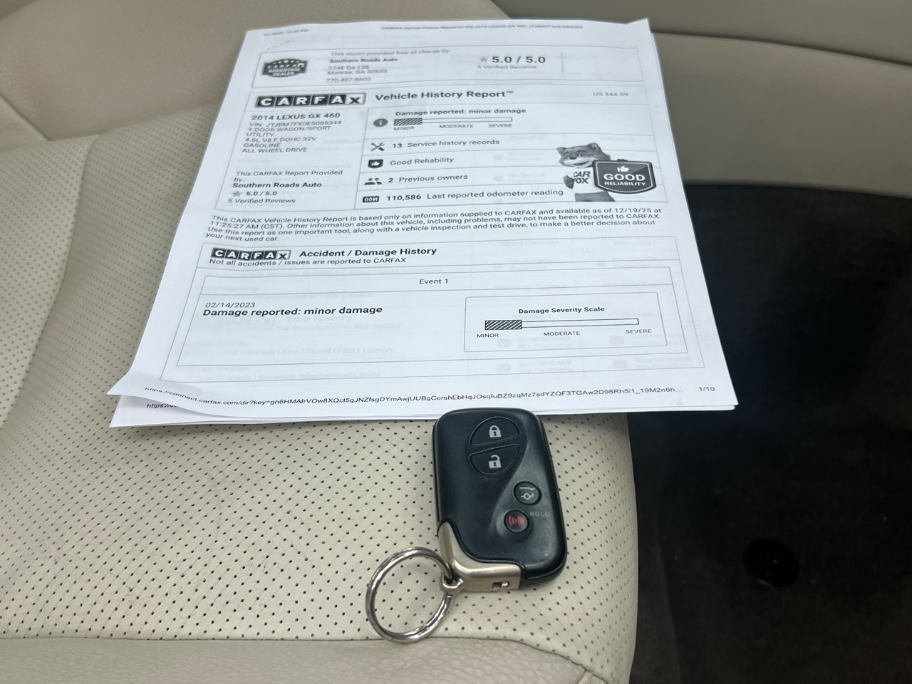 Lexus GX 460 Premium 4D SUV 4WD 2014