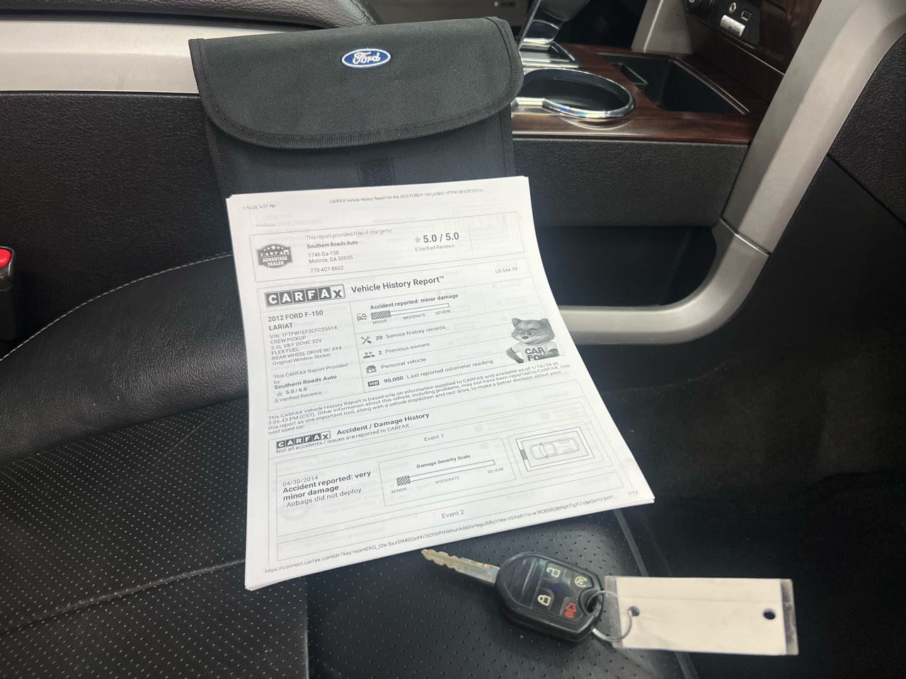 Ford F-150 Lariat SuperCrew 6.5-ft. Bed 4WD 2012