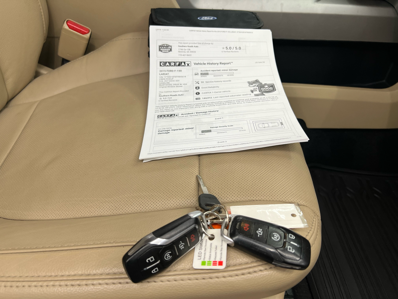 Ford F-150 Lariat SuperCrew 6.5-ft. Bed 4WD 2015