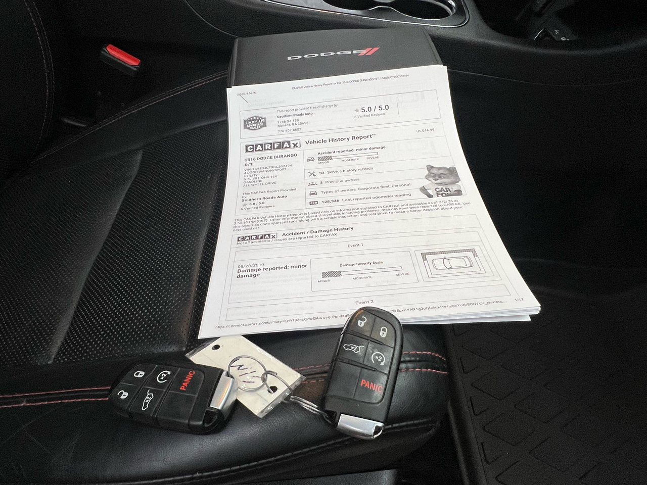 Dodge Durango R/T AWD 2016