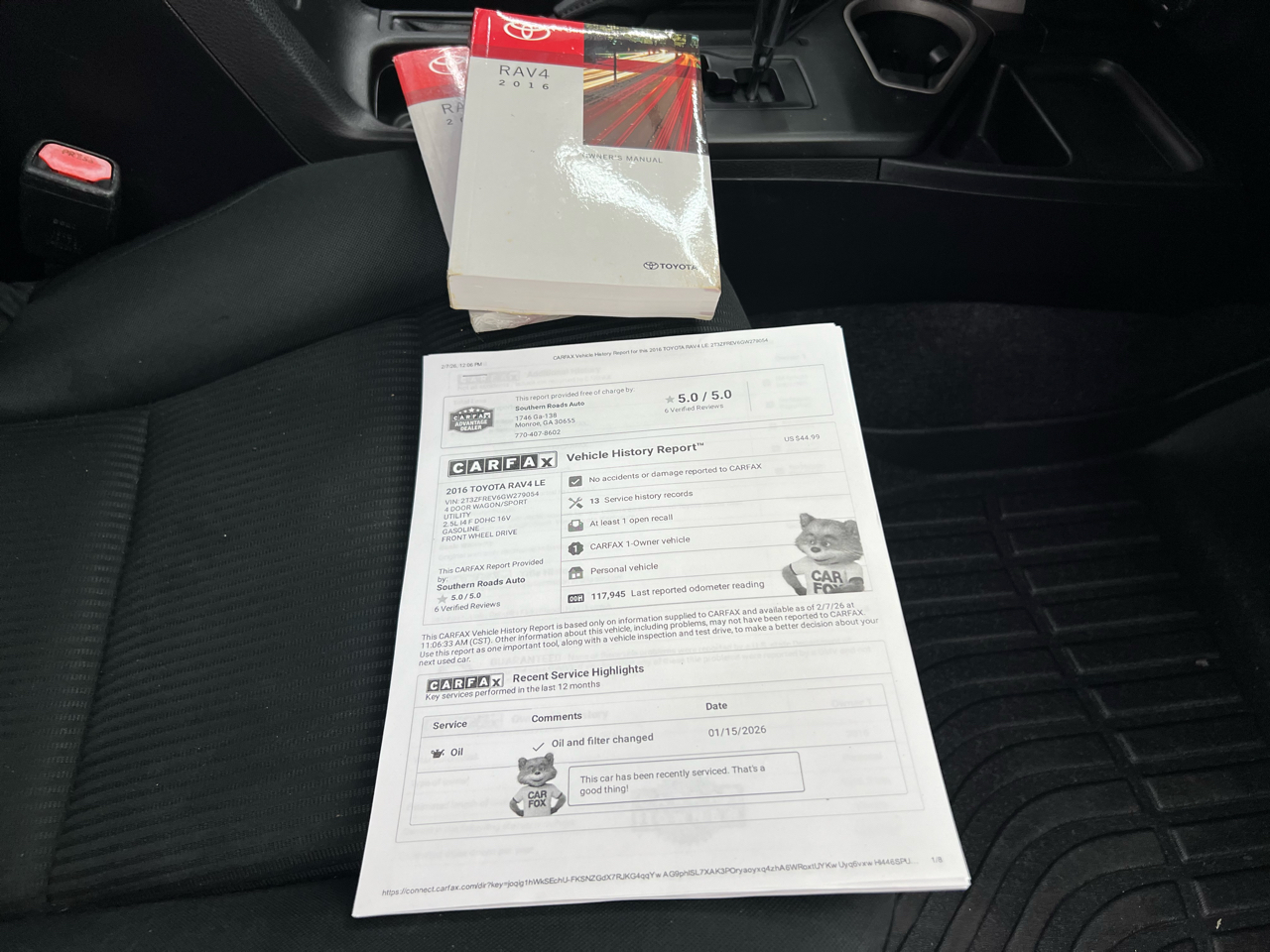 Toyota RAV4 LE FWD 2016