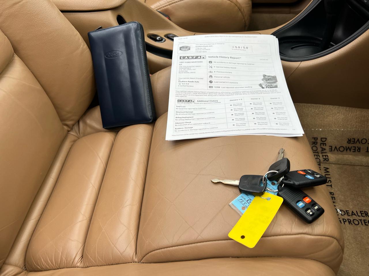 Ford Mustang GT convertible 1997