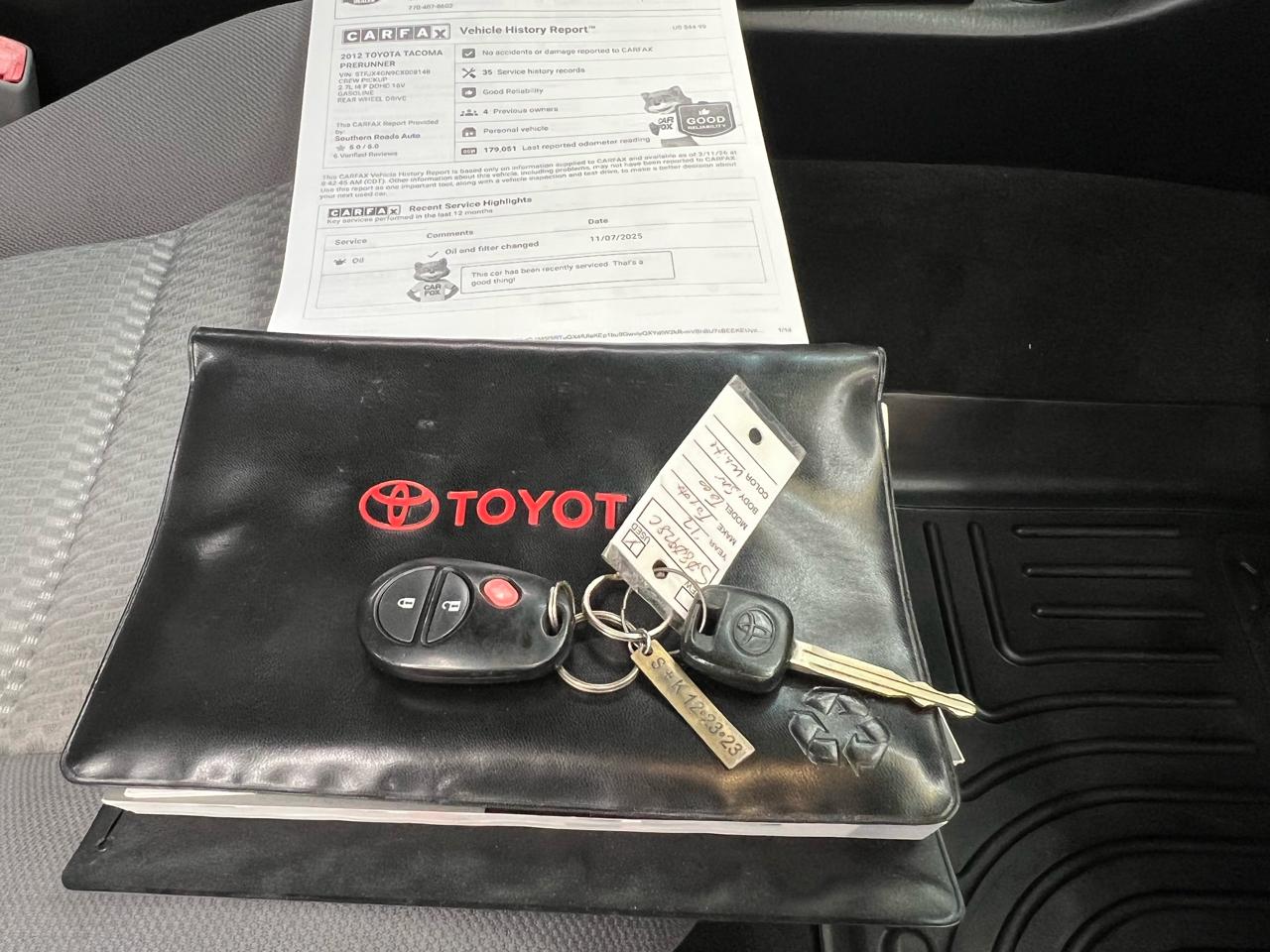 Toyota Tacoma PreRunner Double Cab Auto 2WD 2012