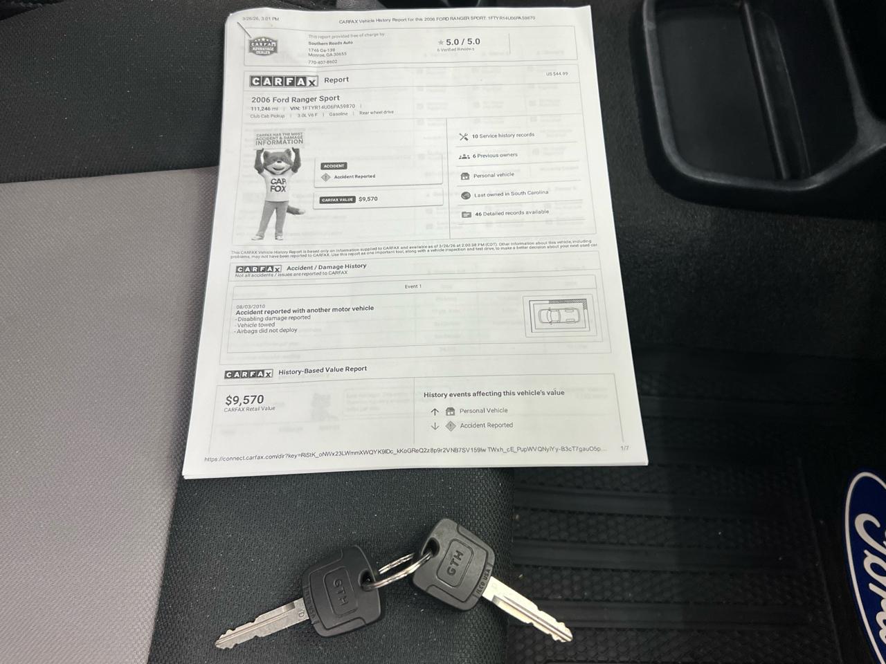 Ford Ranger XLT SuperCab 2WD 2006