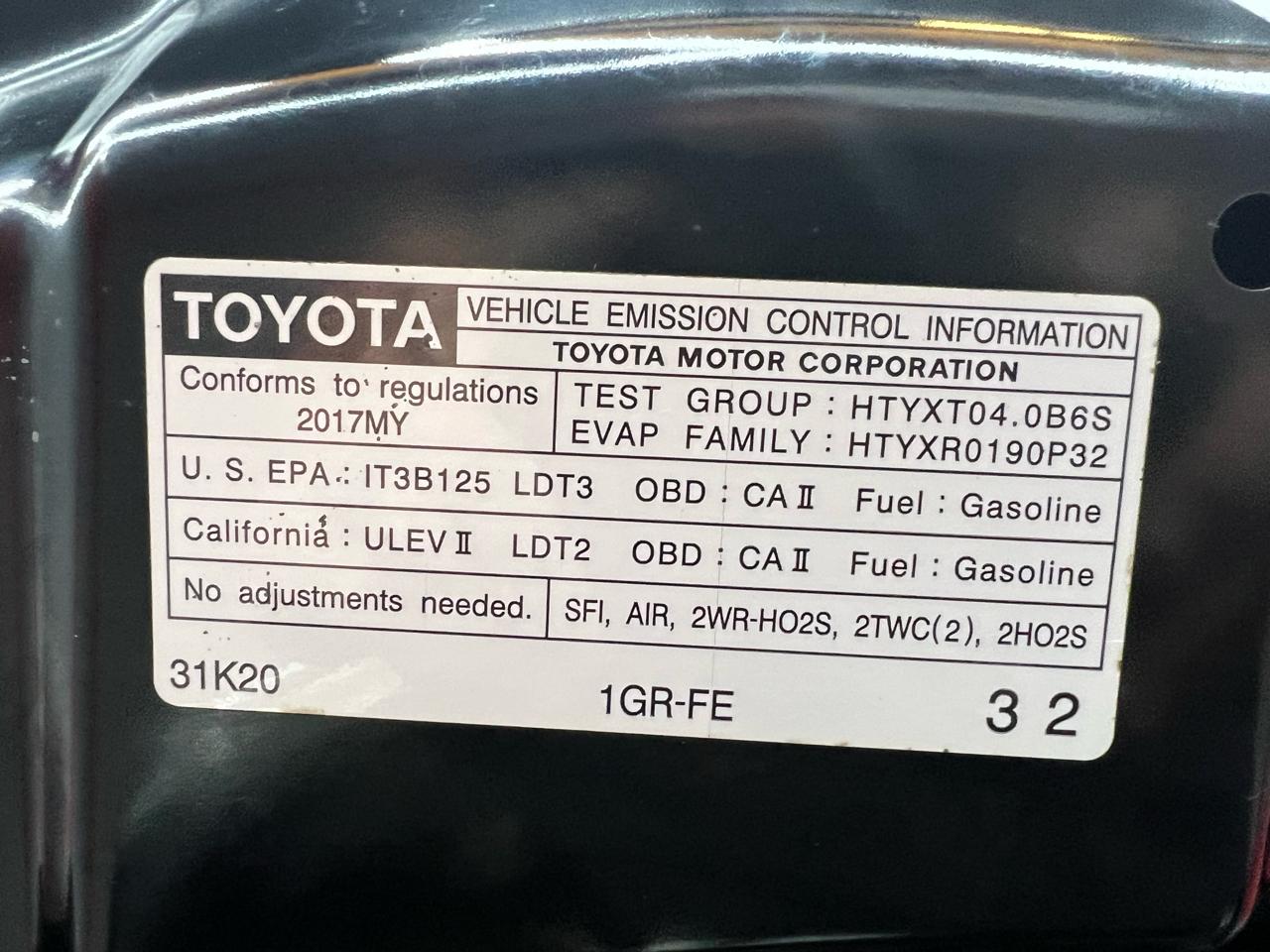 Toyota 4Runner  2017