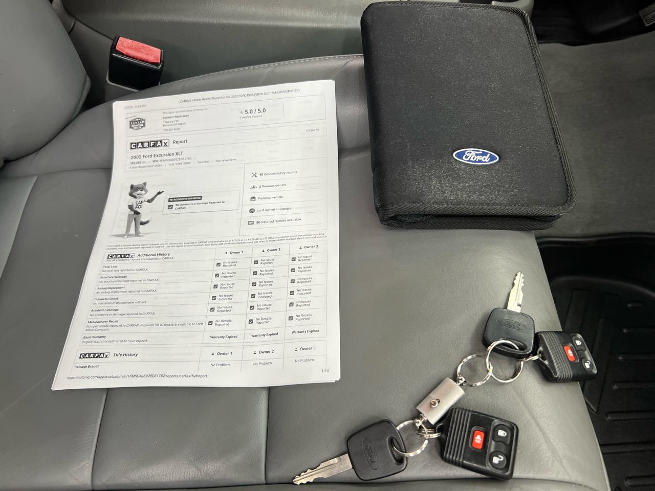 Ford Excursion XLT Premium 6.8L 2WD 2002