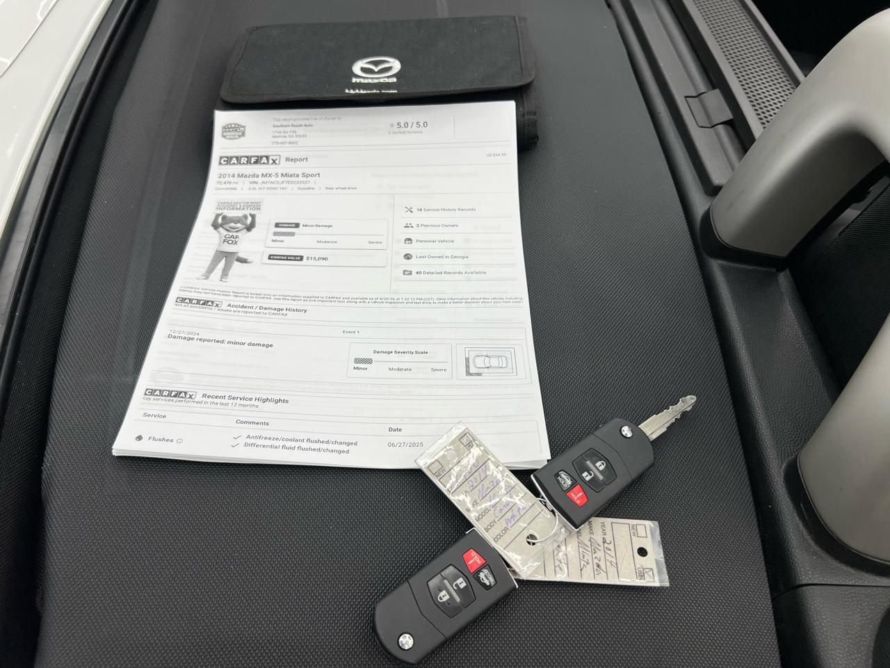 Mazda MX-5 Miata  2014