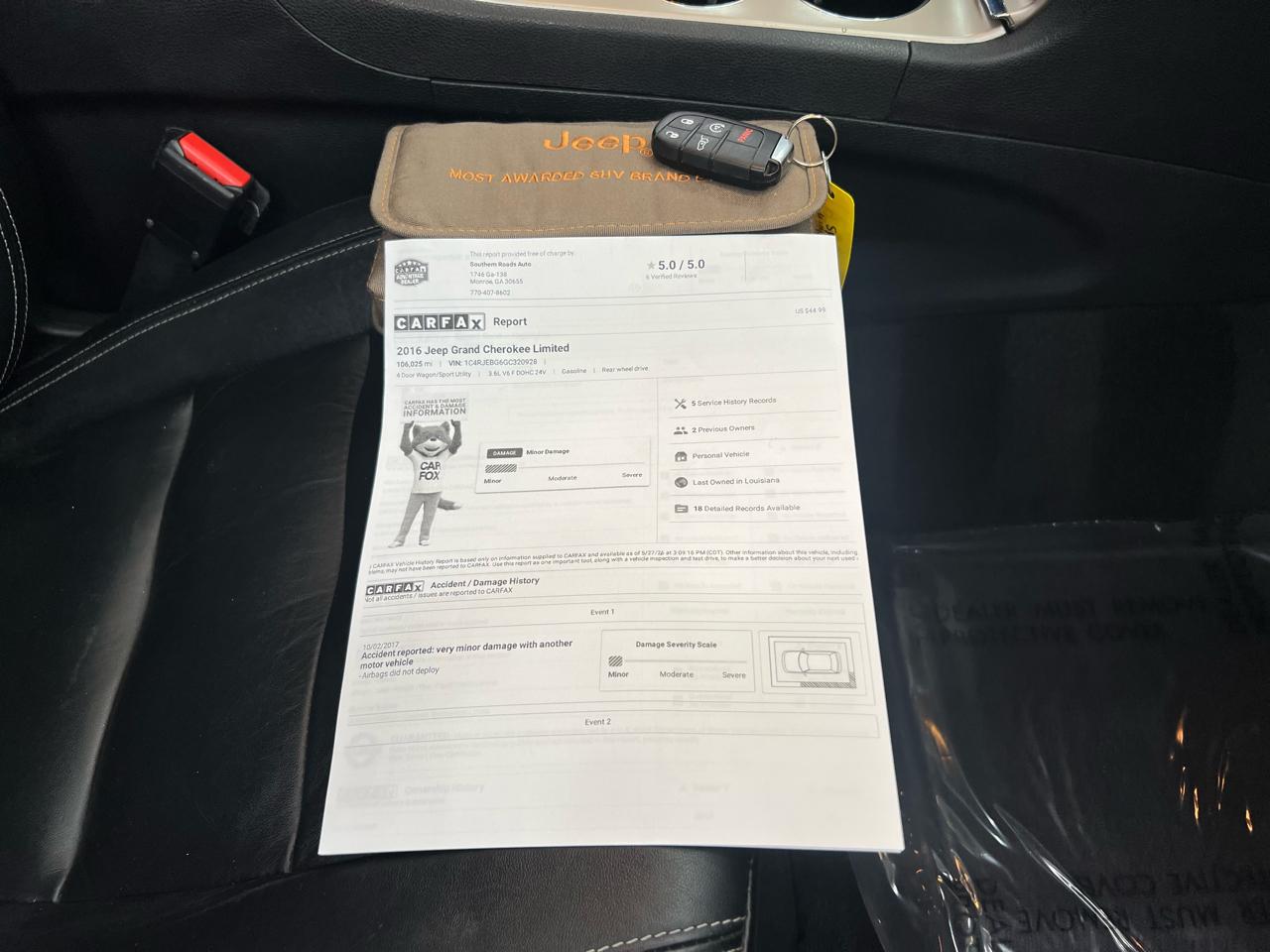 Jeep Grand Cherokee Limited 2WD 2016