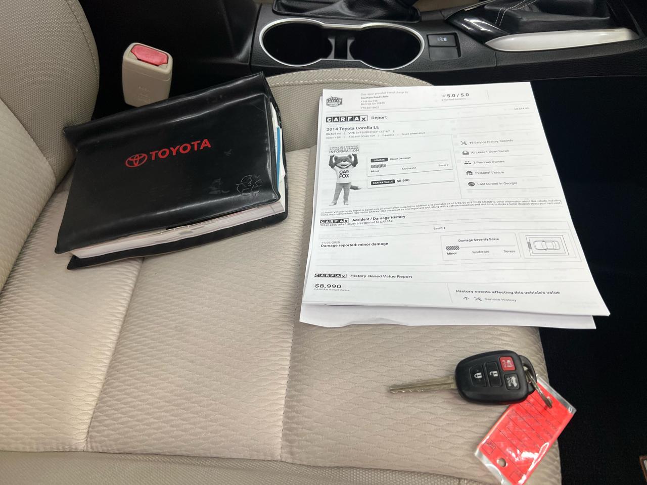 Toyota Corolla LE 2014
