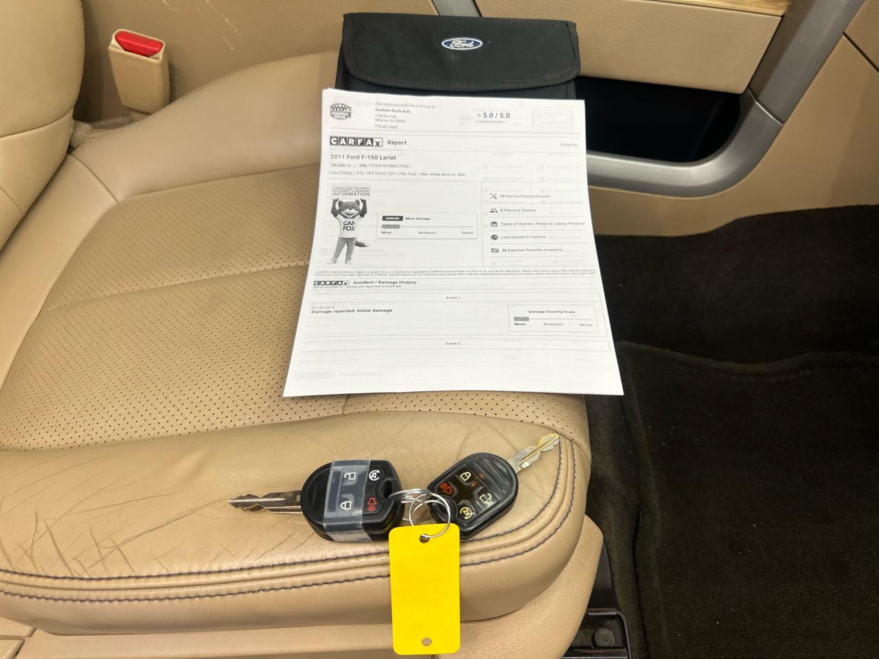 Ford F-150 4WD SuperCrew 150" Lariat 2011