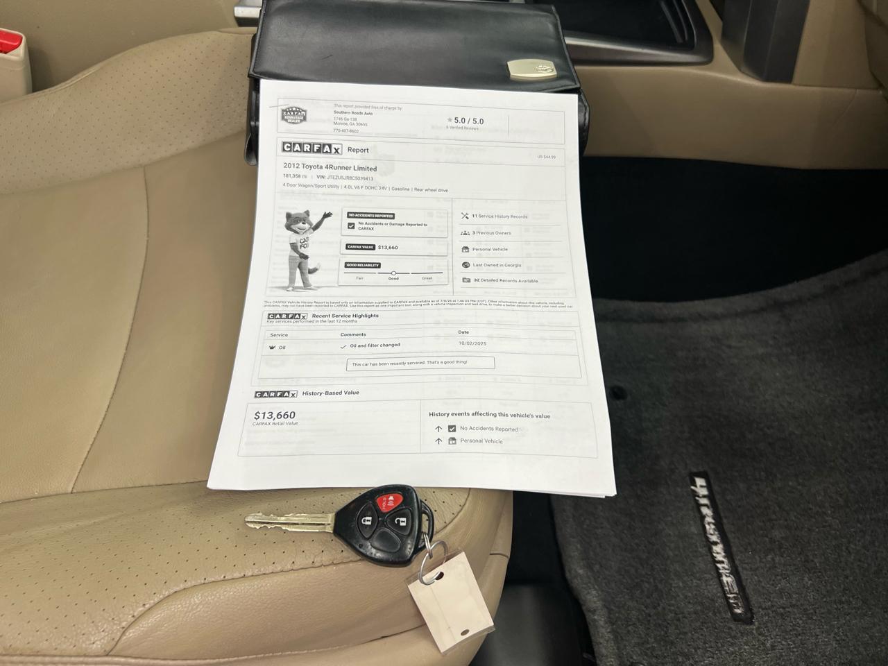 Toyota 4Runner SR5 Premium 2012