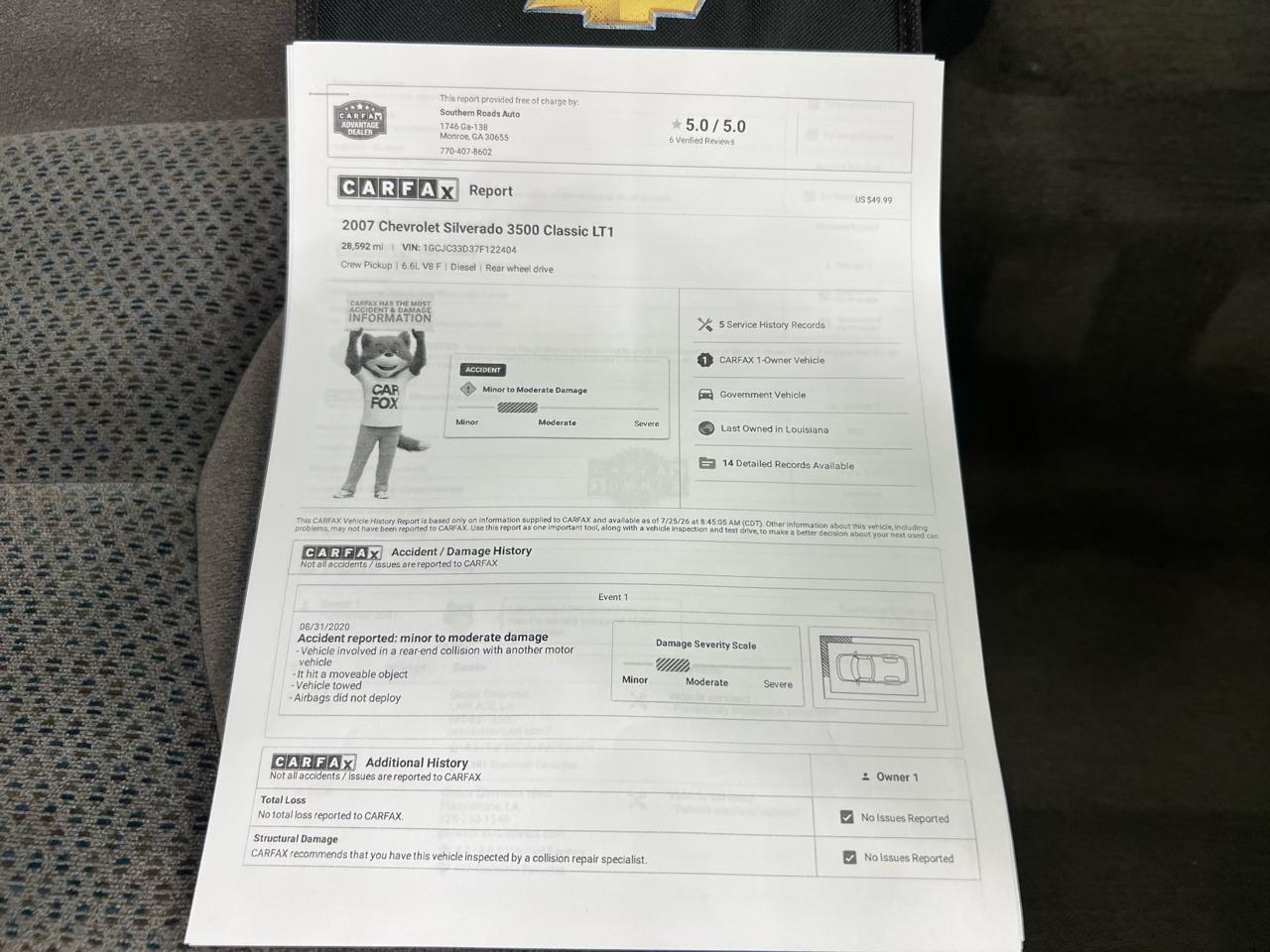 Chevrolet Silverado Classic 3500  2007