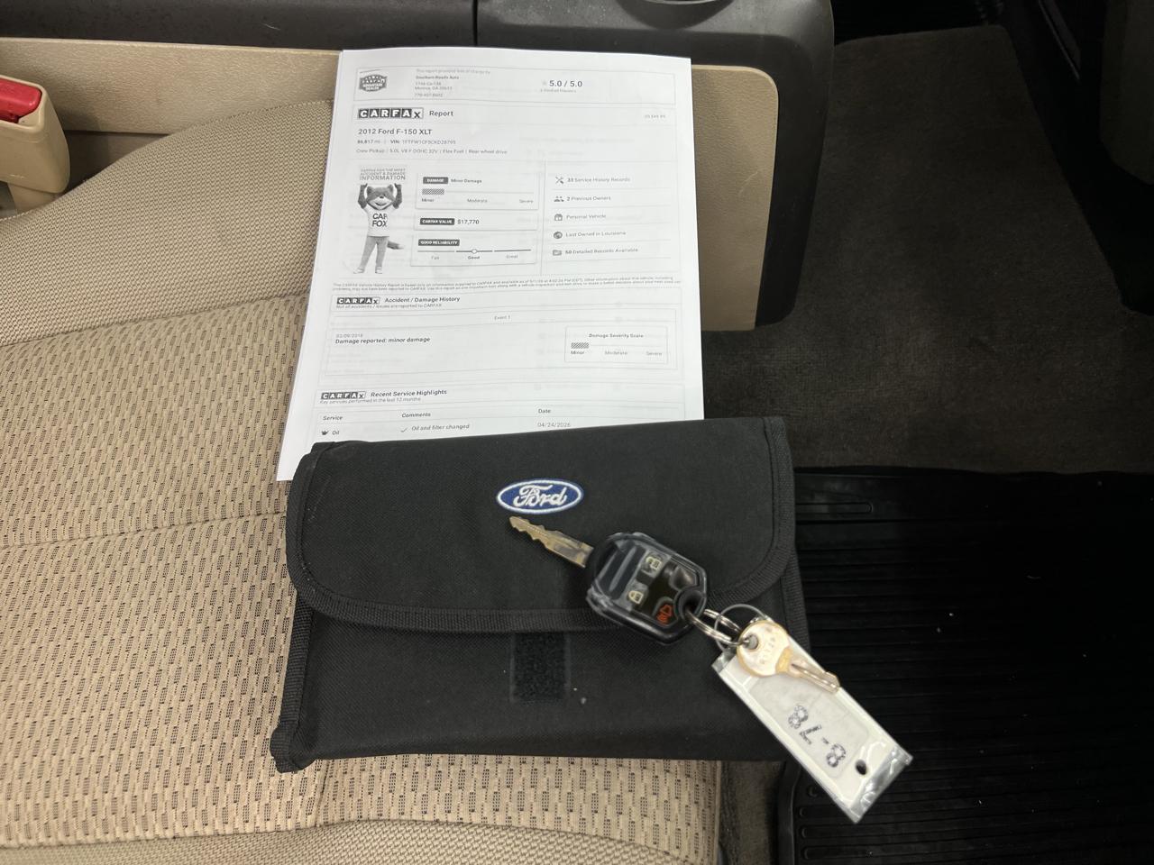 Ford F-150 XLT SuperCrew 5.5-ft. Bed 2WD 2012