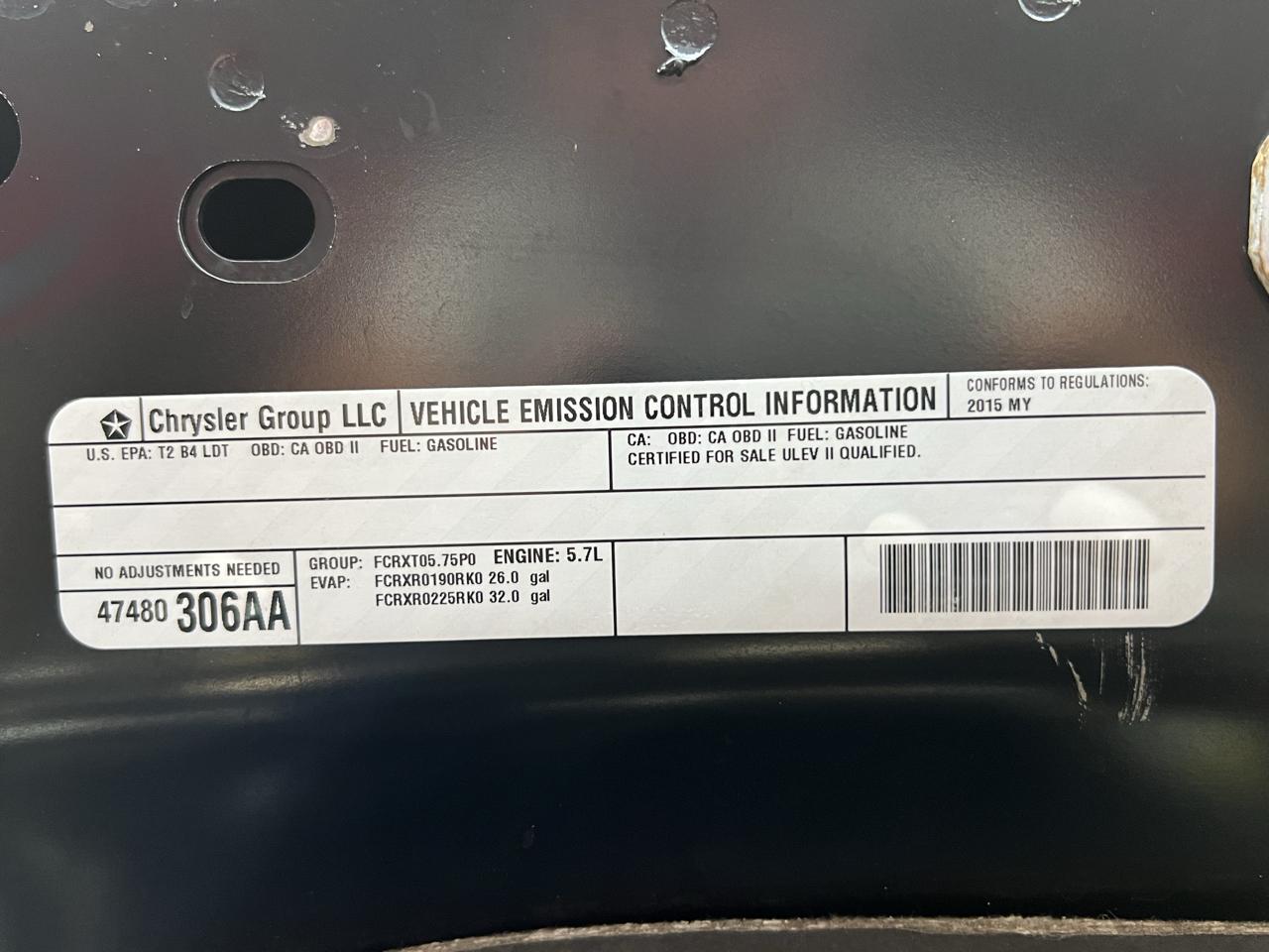 RAM 1500 4WD Quad Cab 140.5" Big Horn 2015