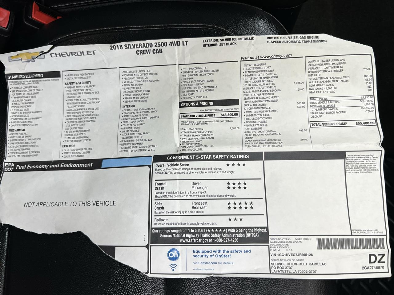 Chevrolet Silverado 2500HD  2018