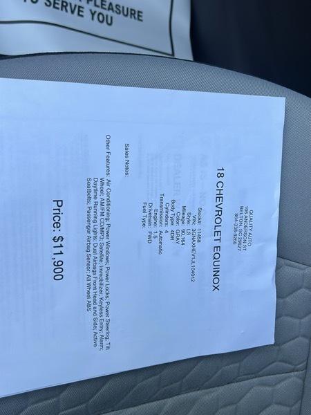 Chevrolet Equinox LS 2WD 2018