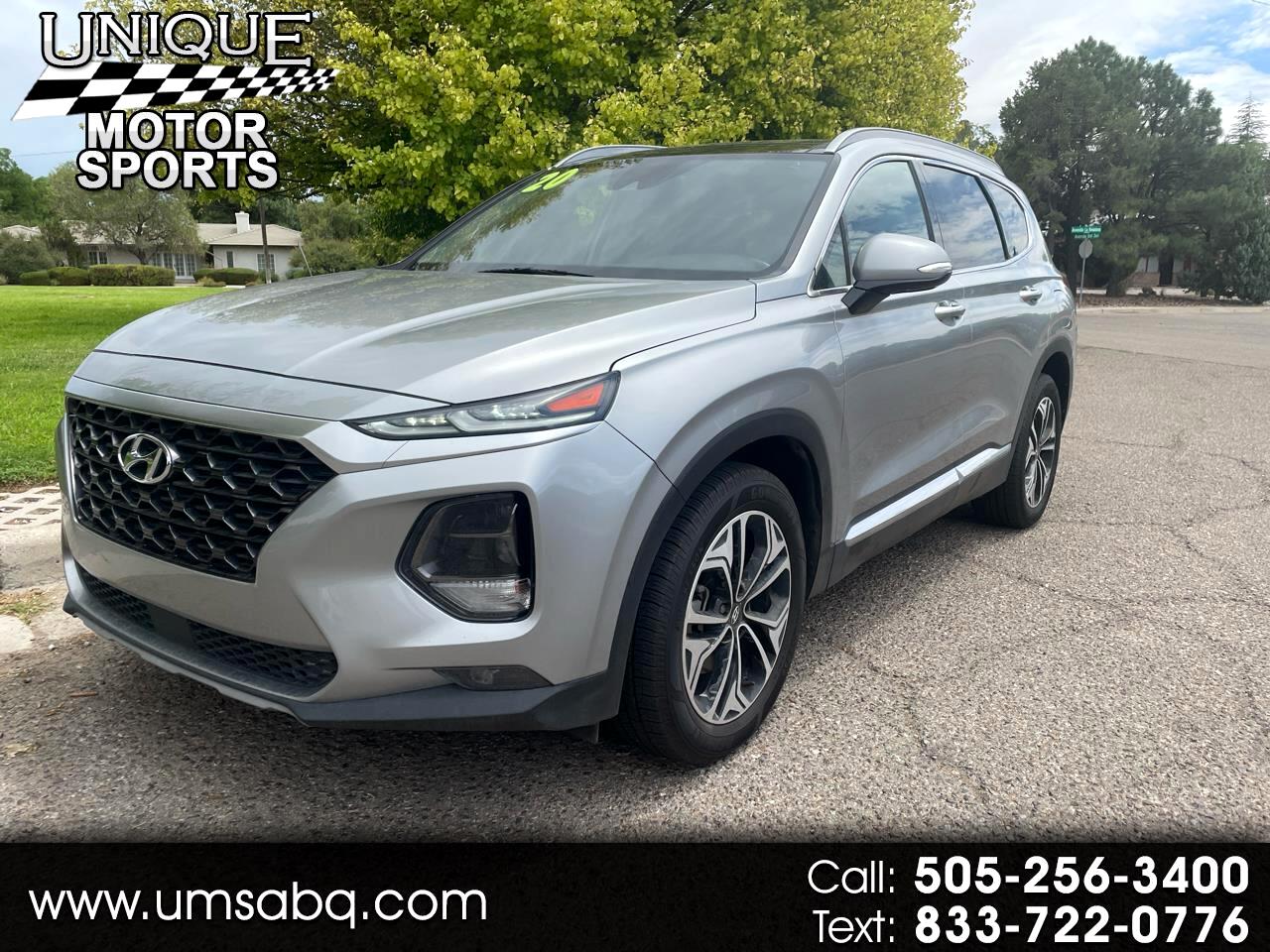 Hyundai Santa Fe SEL 2.0T w/Convenience and Premium Packages 2020 Hyundai Santa Fe SEL 2.0T w/Convenience and Premium Packages 2020