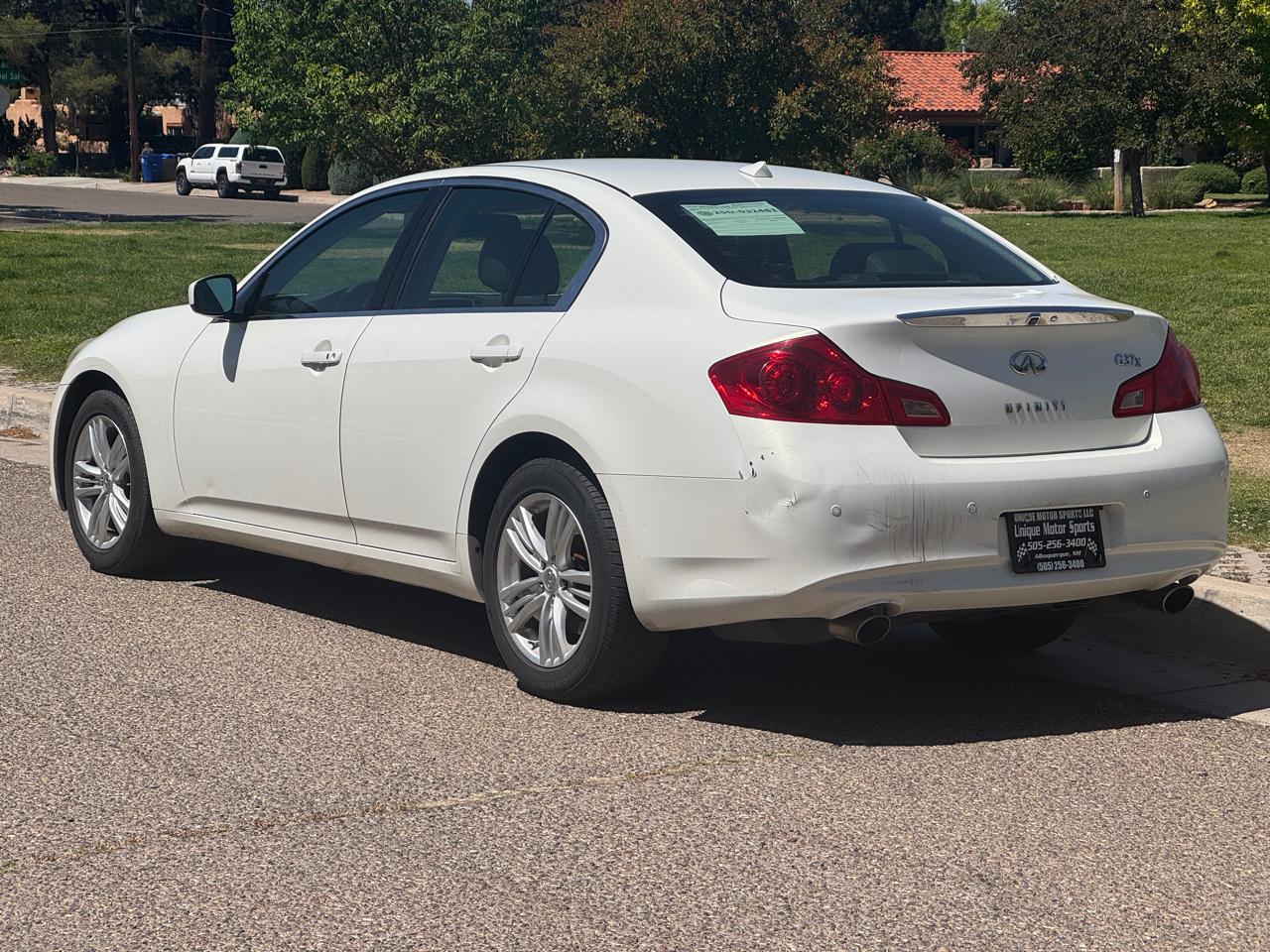 Infiniti G37X With Navigation  2012