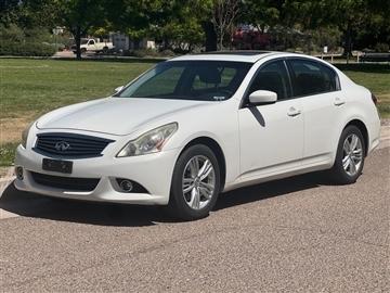2012 Infiniti G37X With Navigation 
