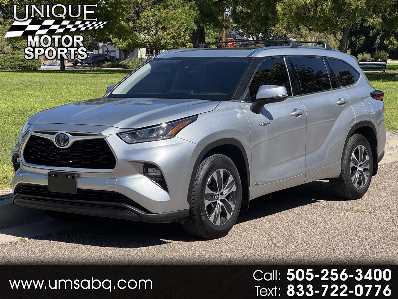 Toyota Highlander Hybrid XLE AWD 2020