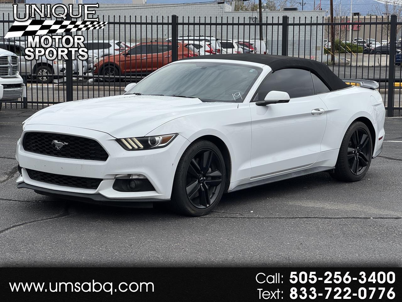 2015 Ford Mustang EcoBoost Premium Convertible